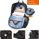 2 x GSAD Boys Backpack for School Kids Backpack Aesthetic Back Pack for Middle School Book Bag Students Boy Bookbags（Black）