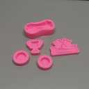 Race Car Silicone Molds - 3D Round Tire Fondant Mold, Truck Wheel Shape, Cake Decorating, Chocolate, DIY Polymer Clay, Gummy, Crafting Projects, Cupcake Topper Decor