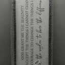 SRSZHIYUE Serenity Prayer Christian Inspirational Quote Wall Decor Art 32"12" Rustic Catholic Bible Verse Holy God Grant Me Religious Sign Farmhouse Home Living Room Religious Horizontal (Black)