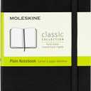 Moleskine Classic Notebook, Hard Cover, Pocket (3.5" x 5.5") Plain/Blank, Black, 192 Pages