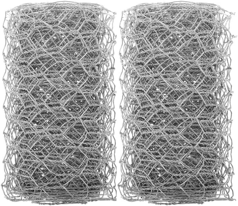 CHILDWEET Hexagonal Chicken Wire Netting 39.37 X 3.93 Inch Poultry Wire Mesh for Garden Fencing Craft Projects and Home Use