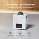 Creality Falcon Desktop Smoke Purifier for Falcon A1 Engraver, 2-Layer Filtration with 99.97% Purification, 68dB Quiet, 3-Speed Adjustable Fume Extractor