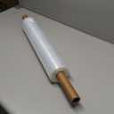 Box King SF208 Extended Core Stretch Film, 80 Gauge, 1000' Length, 20" Width, Clear