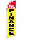 4Less WE Finance Windless Swooper Flag Feather Banner Sign (Flag Only) yb