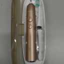 Aquasonic Vibe Series Ultra-Whitening Toothbrush  ADA Accepted Electric Toothbrush - 8 Brush Heads & Travel Case  40,000 VPM Motor & Wireless Charging - 4 Modes w Smart Timer  Satin Rose Gold