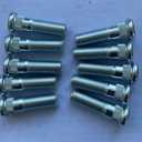 10pcs Front Rear M12x1.5 Wheel Stud Bolts 610-360 Compatible with Honda CR-V Civic Accord Pilot Odysse HR-V, Crosstour & Acura RDX, TLX, TSX, TL, RL, NSX, CL, Legen & Isuz Oasis