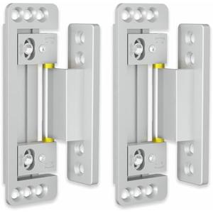 Hidden Door Hinges 2pack Ultra-Thin Concealed Hinge for Secret Door Invisible Hinge Adjustable Silent and Smooth Hidden Hinges for Doors