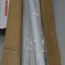 Shower Curtain Rod 31-68 in Adjustable Curtain Rod No Drilling Tension Shower Rod Stainless Steel for Door Curtain, Closet, RV, White