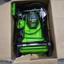 Greenworks 48V (24V x 2) 17" Cordless (Push) Lawn Mower (200+ Compatible Tools), (2) 4.0Ah Batteries and Dual Port Rapid Charger Included