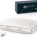 Pacific Coast Goose Firm Bed Pillows of Standard Size, 100% Organic Cotton Cover, Gusseted Design for Sleeping, Feather and Down Pillows of Hotel Collection