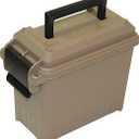 MTM AC15-72 Ammo Can Mini for Bulk Ammo, Water-Resistant Seal, Double Padlock Tabs, 12-Pound Capacity, USA Made, Dark Earth