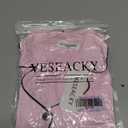 Veseacky Girl's Satin Pajamas Set Short Sleeve Button Sleep Shirt with Silky Shorts Set PJ for Teens (Pink,Size 12)