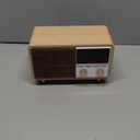 Retro Bluetooth Speaker Clock Radio with Fabric Grille&Wood Finish,Vintage FM Radio with Dual Alarm,Dimmable LED Display for Bedroom Nightstand,Office Desk,Loud Sound,Rechargeable,Knob Control ,TF&AUX