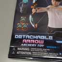 JOYIN Kids Bow and Arrow Set, LED Light Up Archery Toy Set with 9 Suction Cup Arrows, Target & Arrow Case, Indoor and Outdoor Hunting Play Gift Toys for Kids, Boys & Girls Ages 6-12 (Aqua Blue)