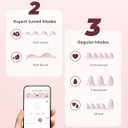 Momcozy Breast Pump Hands Free Upgraded Mobile Flow | M9, App Discreet Control with Personalized Multi-Modes & 15 Levels, Wearable Breast Pump 24mm, 2 Pack Gray