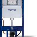 TOTO DUOFIT In-Wall Dual Flush 1.28 and 0.9 GPF Tank System with WASHLET+ Auto Flush Ready Copper Supply Line - WT173MA