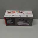 Mueller Vegetable Chopper Mandoline Slicer, Food Veggie Chopper, Cheese Grater, Onion Vegetable Cutter with Container, Dicer, Kitchen Gadgets & Essentials, White Sand/Grey (6 blade)