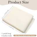 Hahafelt Bengkung Postpartum Belly Binding Wrap Traditional White Unbleached Muslin Cotton Cloth Postpartum Wrap for Women Pregnancy Waist Supply 17 Yards Long(Locked Edge)