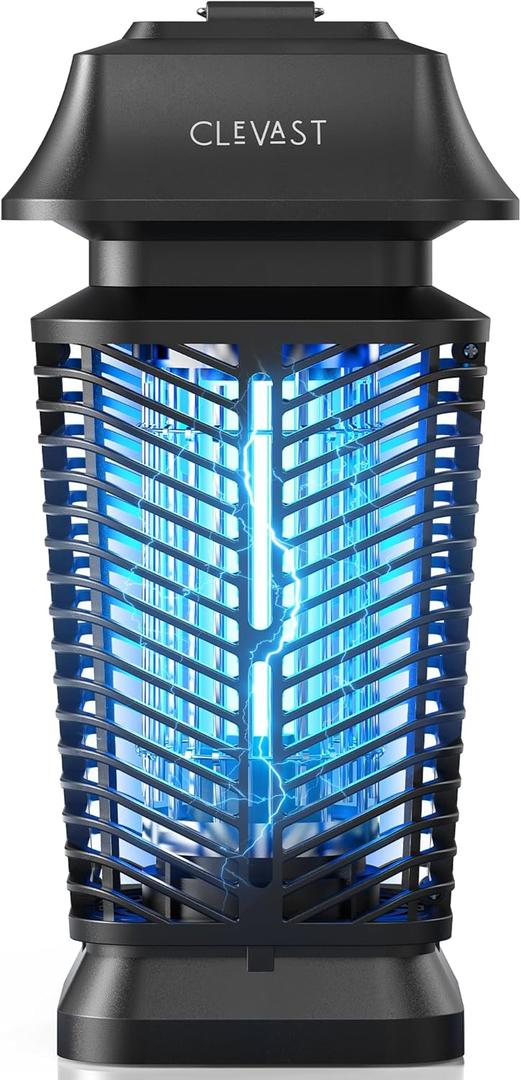 CLEVAST Bug Zapper Outdoor - Electric Mosquito Zapper Indoor, Fly Traps with UV Light, Waterproof Flying Killer 4200V Insects Lamp for Patio, Yard, Garden, Porch CLEVAST Bug Zapper Outdoor - Electric Mosquito Zapper Indoor, Fly Traps with UV Light, Waterproof Flying Killer 4200V Insects Lamp for Patio, Yard, Garden, Porch