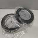 6 inch Heavy-Duty Rubber Wheels 2-Pack w/1/2 Bore, 1-1/2 Wide, 100LB Capacity - Fits Oregon 72-106, Craftsman, MTD, Radio Flyer, BBQ CartsGray
