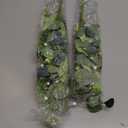 22" Eucalyptus Wreaths for Front Door 2 PCS Greenery Teardrop Swag Spring Summer Wreath with Eucalyptus Olives Leaves Mixed Berry for Farmhouse Home Porch Wall Window Festival Wedding Decor