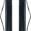 TRANSON 2-Pack Small Poster Tube Storage 17“ to 27” Extendable for Documents Blueprints Artworks Scrolls