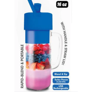 Hy-Impact Better Blender Turbo Power USB Rechargeable 16 Oz