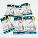 6 x Pack Oval Adhesive Hooks Crochets Adhesifs Ovales 