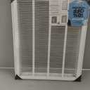 Fits 20x25 Duct Opening | Filter Included Steel Return Air Filter Grille by Handua [Removable Door] | Vent Cover Filter Grill | White | Outer Dimensions: 22 5/8"W X 27 5/8"H