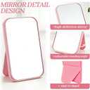 10 Pcs Spa Party Mirrors Sleepover Party Supplies for Girls Slumber Parties Supplies Pink Makeup Mirror Bulk for Sleepover Slumber Birthday Favors Gift (Pink)