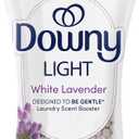 Downy Light Laundry Scent Booster Beads, White Lavender Scent, 24.0 OZ, In-wash fabric beads designed to be gentle with a light boost of scent, No Heavy Perfumes