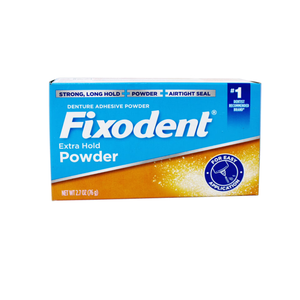 Fixodent Extra Hold Denture Adhesive Powder, 2.7 Ounce