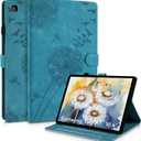 Galaxy Tab A7 Case T509 T500 T505 T503, Dandelion Cover with Kickstand for Pencil Holder, Magnetic Closure and Precise Cutouts, Compatible with Samsung Galaxy Tab A7 2022 2020 10.4 Inch Blue