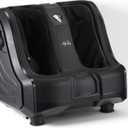 Brookstone - Foot & Calf Massager with Heat, Deep Tissue Foot Massager for Circulation Support, Adjustable Intensity for Muscle Relief