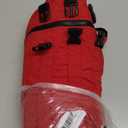 Warm Dog Coat Double Layers Dog Vest, 4 Legs Covered Windproof Waterproof Reflective Warm Dog Vest Outdoor Skating Dog Costume for Small Medium Large Dogs Red 4XL (4XL (back 25"))