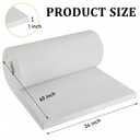 Amylove 2 Pcs Ceramic Fiber Insulation Blanket 60 x 24 x 1 Inch High Density Heat 2600f High Temperature Insulation for Stoves, Kilns, Forges, Fire Bricks, Boilers, Pizza Ovens