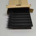 Bird Spikes Deterrent 24 Pack - New 20.6ft Pigeon Squirrels Raccoon Bird deterrents for Outside Patio, Small Birds Spikes for Outside to Keep Birds Away for Fence Balcony Roofs (Black)