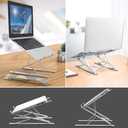 Laptop Stand Adjustable Portable Aluminum for 10" - 17" Laptop Tablet