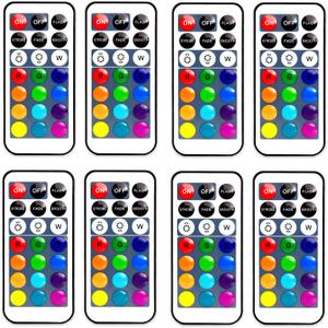 Sunnyes Mini Submersible LED Lights Remote 8Pack