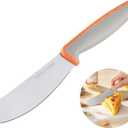 Butter Knife Spreader, Little Cook 4.7 Inch Sandwich Butter Spreader Knife, Stainless Steel Spreaders for Food with Serrated Edge , Great for Butter, Cheese, Peanut, Sandwhich, Jam, Dishwasher Safe
