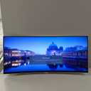 LG 34SR63QA-W 34 inch Smart Curved Monitor with Streaming TV, QHD 1440p, UltraWide Screen, USB Type-C 65W PD, 1800R, webOS, HDR10, 100Hz, Built-in Speaker, AirPlay2, Screen Share, Bluetooth, White