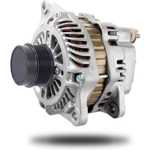 11231N Alternator-115A Fits for Chrysler 200/Cirrus/Sebring Dodge Avenger/Caliber Jeep Compass/Patriot, L4 2.0L/2.4L, 2007-2017 - 12V Clockwise, 6-Groove Clutch Pulley