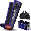 Leg Compression Massager for Circulation and Pain Relief FSA, Recovery Boots Sleeve for Fast Therapy, Cordless Leg Massager with Heat as Ideal Gifts for Men Women (Large,2-Pack)