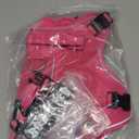 Tactical Dog Harness Small Sized Dog,No Pull Military Dog Vest with Handle,Reflective Heavy Duty Pet Harness for Walking Hiking Training Hot Pink S