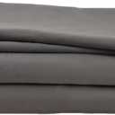 Cosybay Gray Cotton Sheet Set - Sateen Weave 4 Piece 600 Thread Count Bedding Set with Cooling Effect, Extra Soft - Deep Pocket Up to 16 Inch - Wrinkle, Fade, Stain Resistant (Queen, Light Gray)