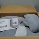 Momcozy Original F Shaped Pregnancy Pillow with Air Layer Cover, Grey