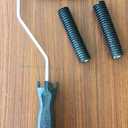 3pcs 4" Fiberglass Laminating Roller Quick Release Quick Change Bubble Roller for Resin Laminating Roller Project kit for Composite