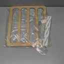 Adhesive Coffee Pod Holder for Nespresso Vertuo Line, Coffee Pod Storage, Holds 20 Pods, Vertical or Horizontal Mount, Large (two pack)