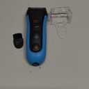 Braun Electric Series 3 Razor with Precision Trimmer, Rechargeable, Wet & Dry Foil Shaver for Men, Blue/Black, 4 Piece