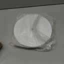 uxcell 4Pack Acrylic Lazy Susan Turntable, 9" Spinner Lazy Susan Turntable Organizer, Acrylic Ball Bearing Rotating Tray for Pantry Spice Rack Decorating, White